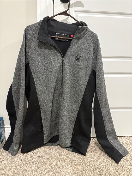 Spyder Other - Spyder Grey & Black full-Zip Pullover